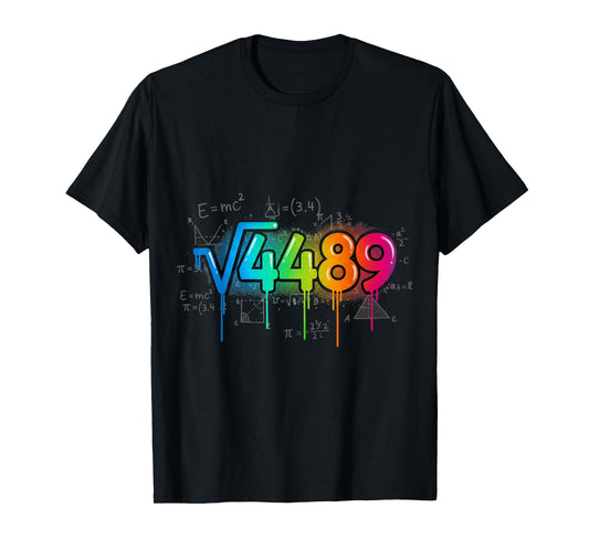 67 Meme Square Root 4489 DRIP Six Seven Math Teacher T-Shirt