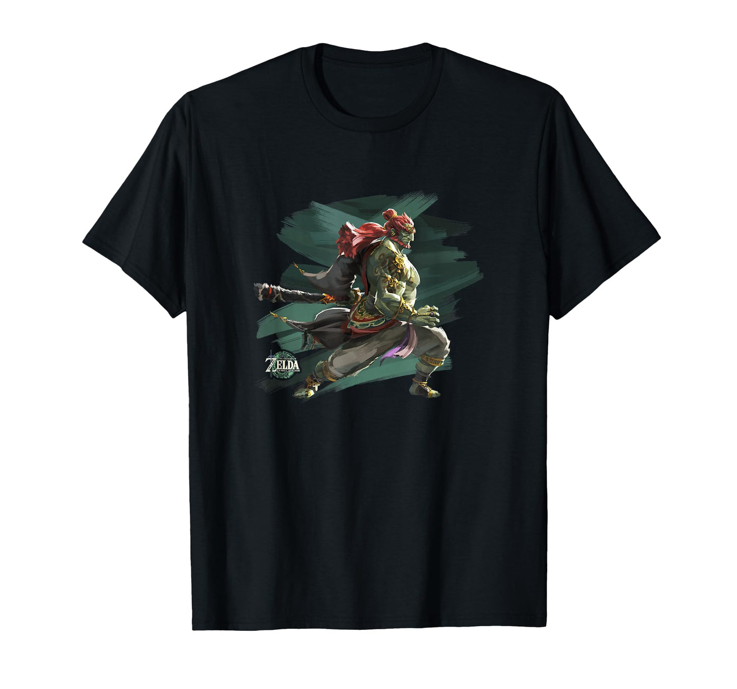 The Legend of Zelda Tears Of The Kingdom Ganondorf Brush Art T-Shirt