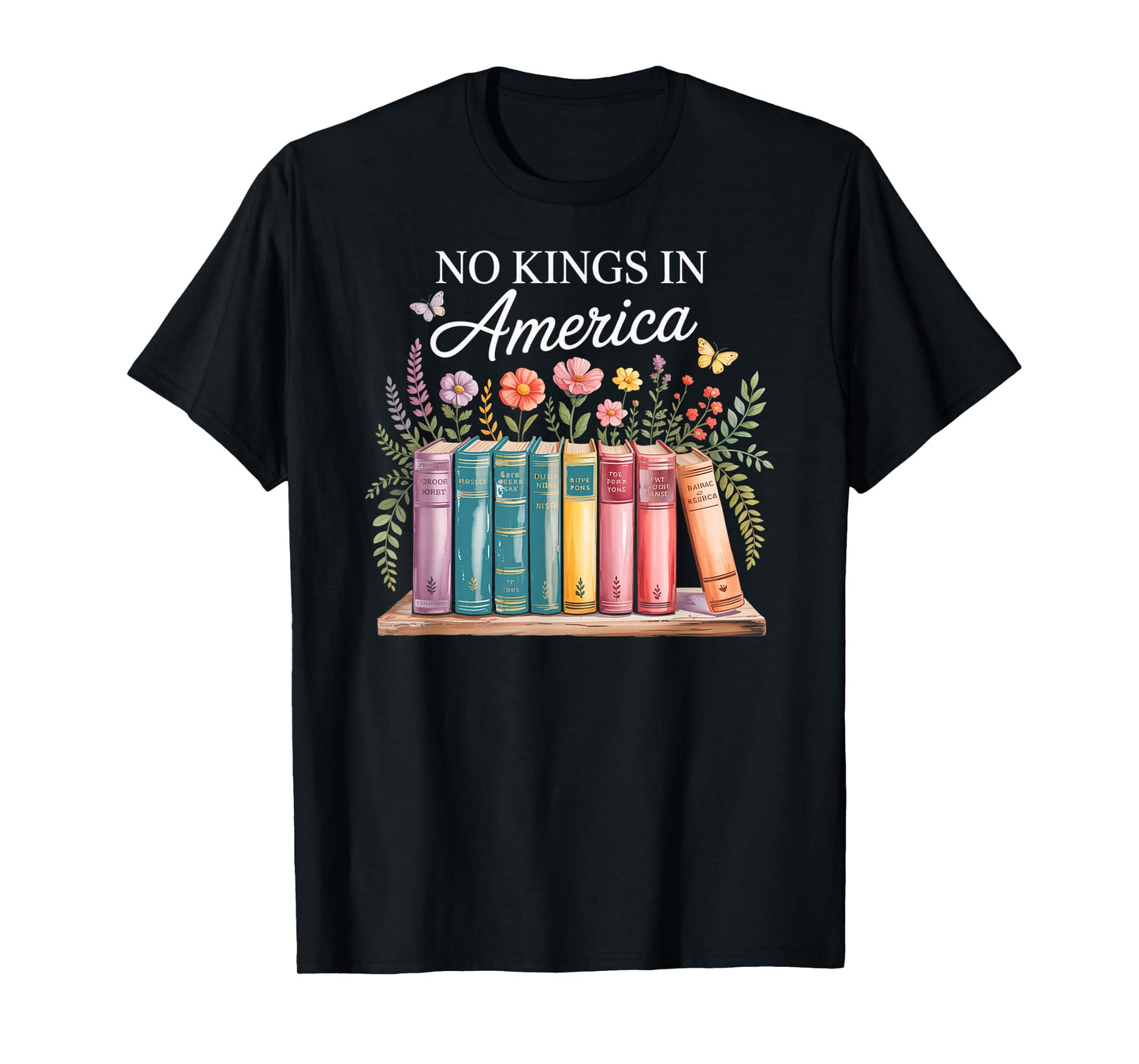 No Kings Shirt Women Vintage America No Kings in America T-Shirt