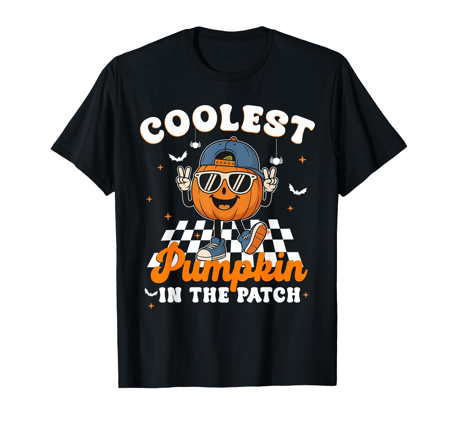 Coolest Pumpkin in The Patch Halloween Costume for Boys T-Shirt