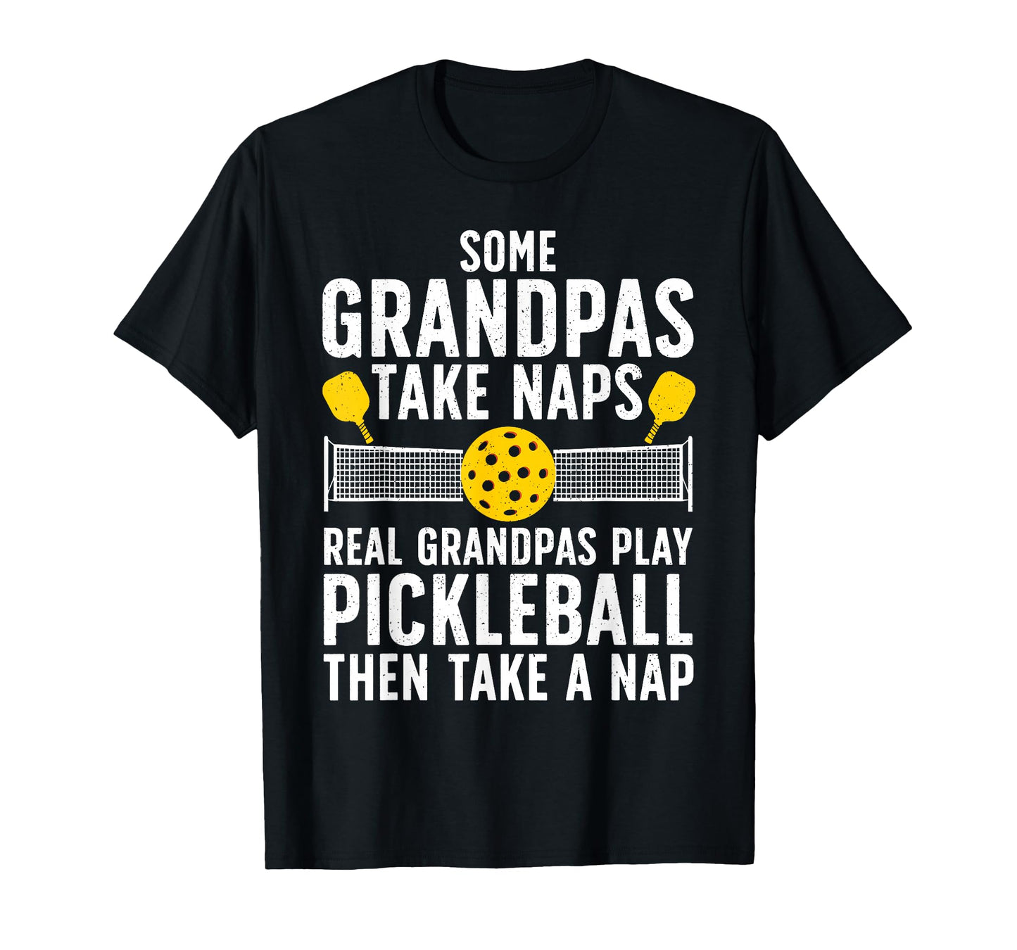 Cool Pickleball Men Grandpa Paddle Sport Pickleball Player T-Shirt