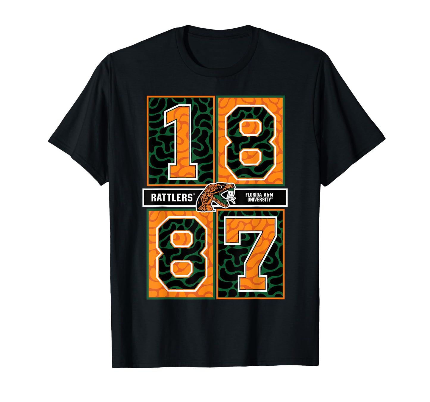 Florida A&M University - FAMU Rattlers Concrete Date HBCU T-Shirt