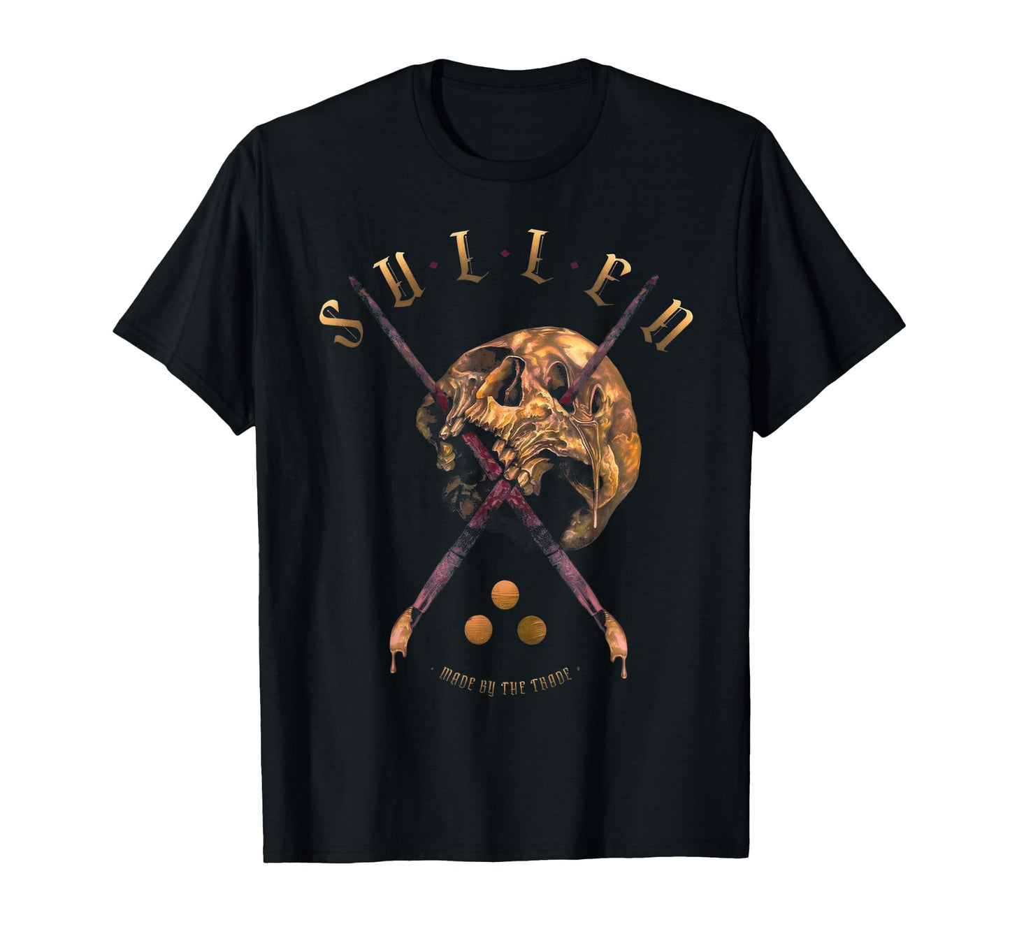 Sullen Premium Golden Skull T-Shirt