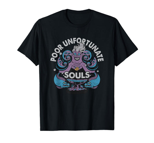 Disney Villains Ursula Poor Unfortunate Souls Retro Poster T-Shirt