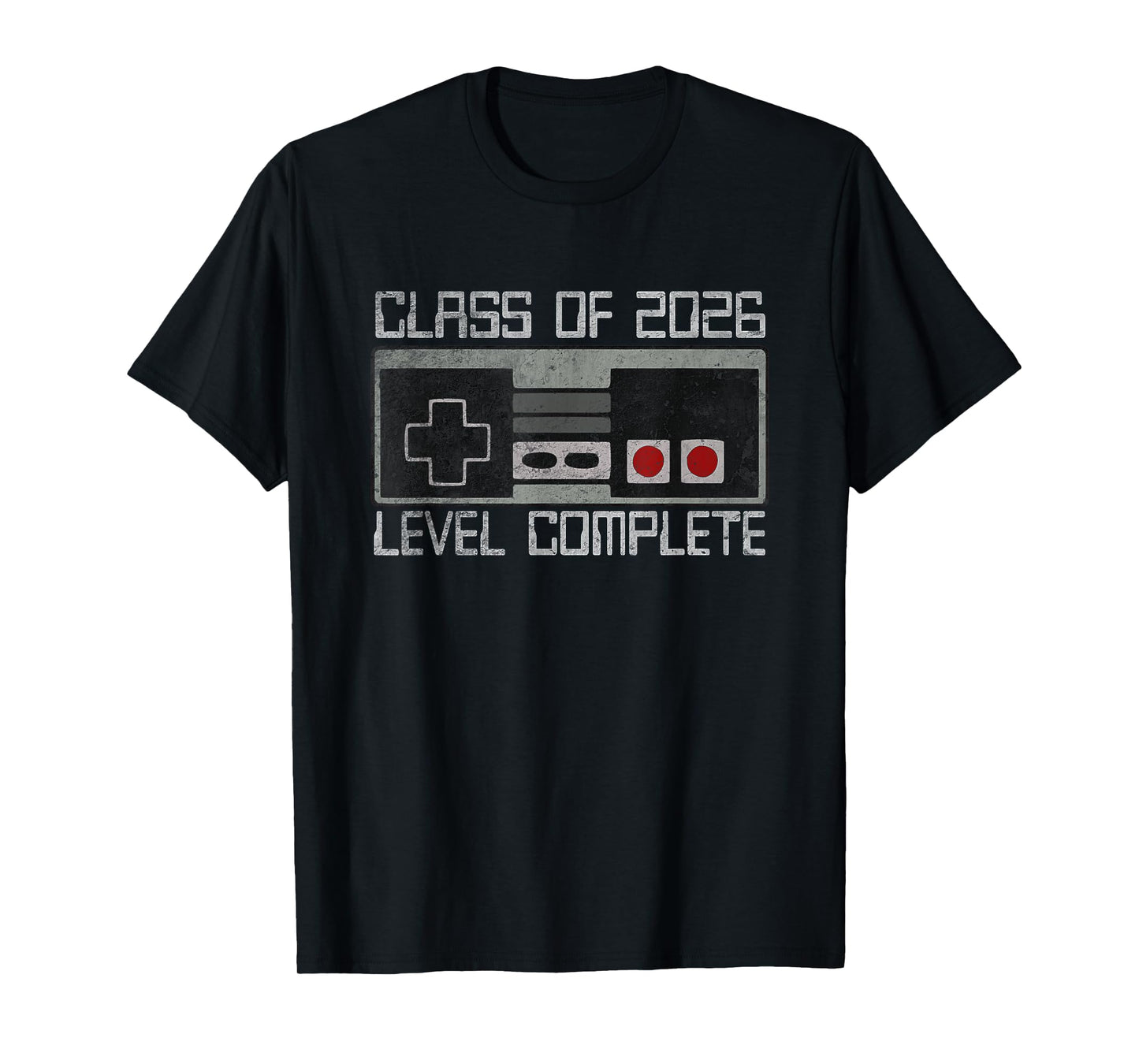 Class Of 2026 Level Complete Senior Graduation Video Gamer T-Shirt