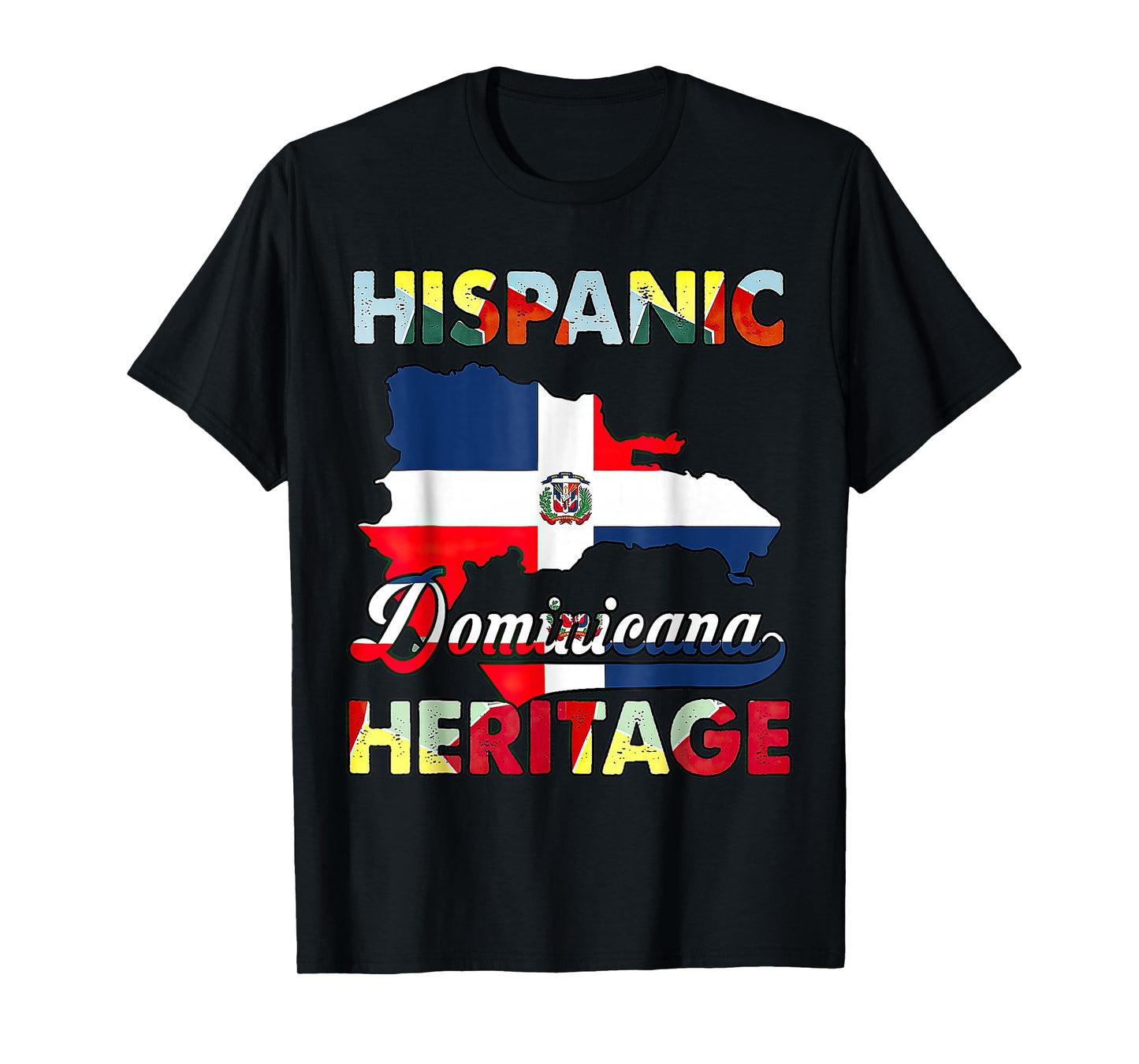 Hispanic Heritage Month Dominican Republic Flag Dominicana T-Shirt