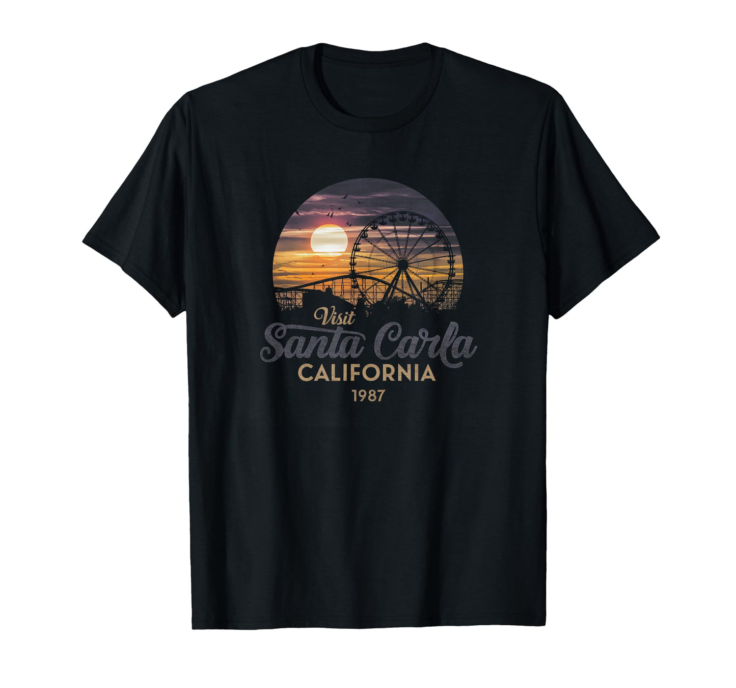 Santa Carla 1987 California Retro Sunset Nostalgia T-Shirt