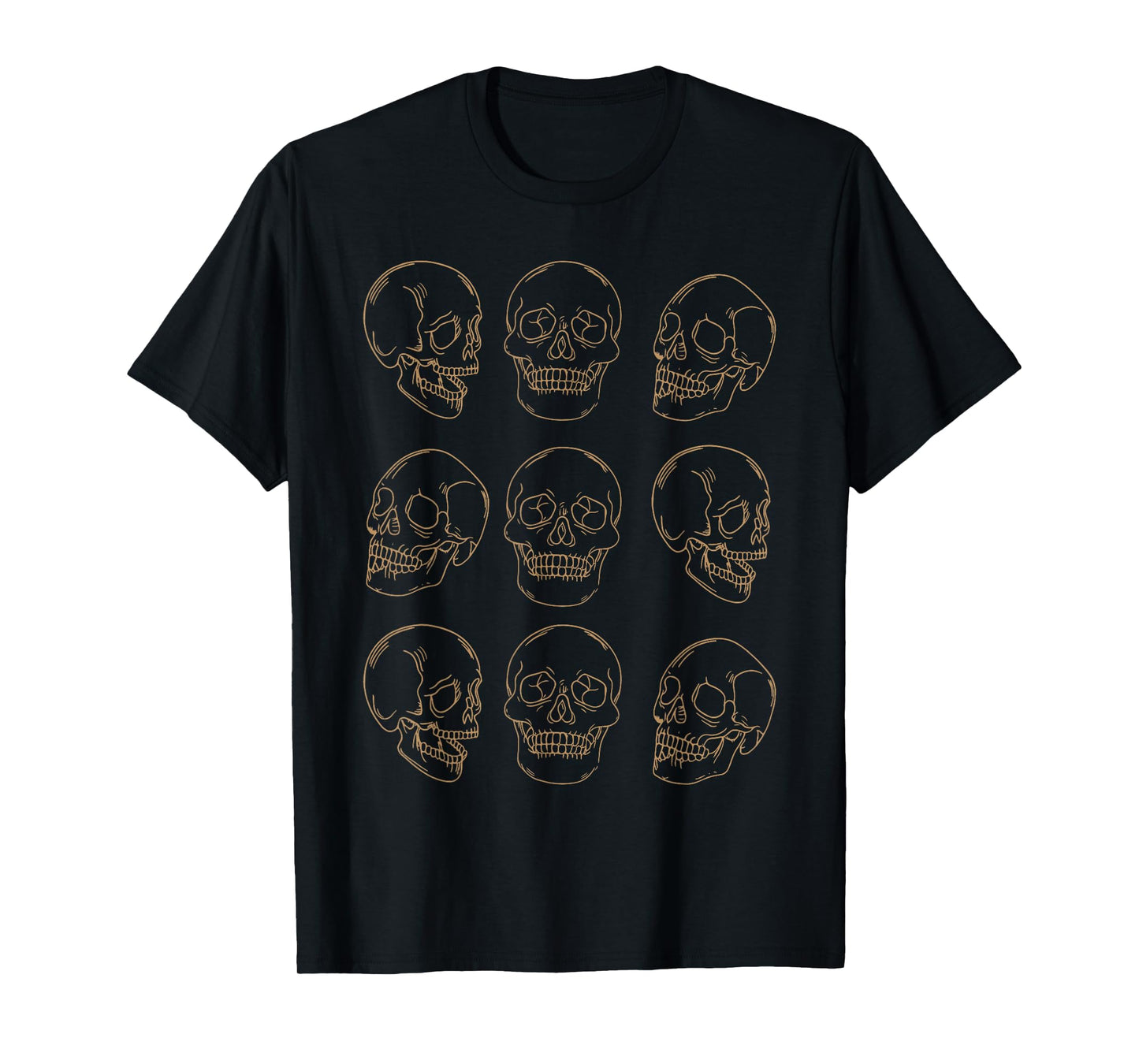 Retro Halloween Skeleton Sweater, Funny Skull Men Women Kids T-Shirt