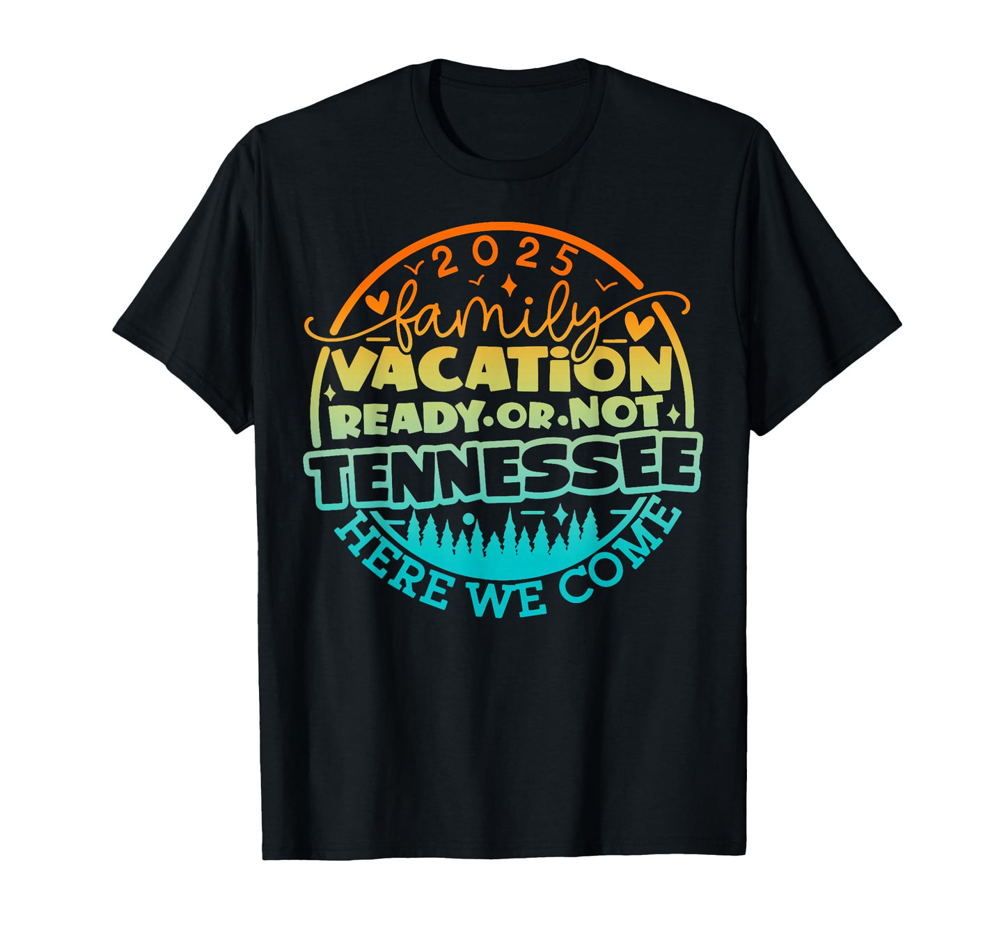 Tennessee Family Vacation Road Trip 2025 Mountain Gatlinburg T-Shirt