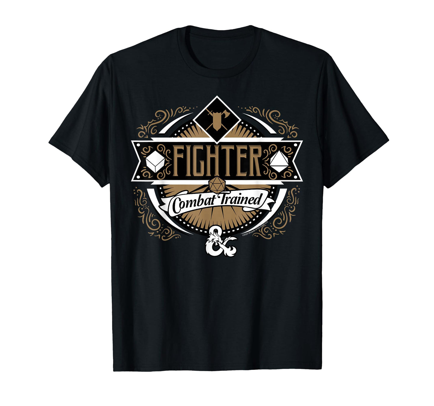 Dungeons & Dragons Fighter Combat Trained T-Shirt