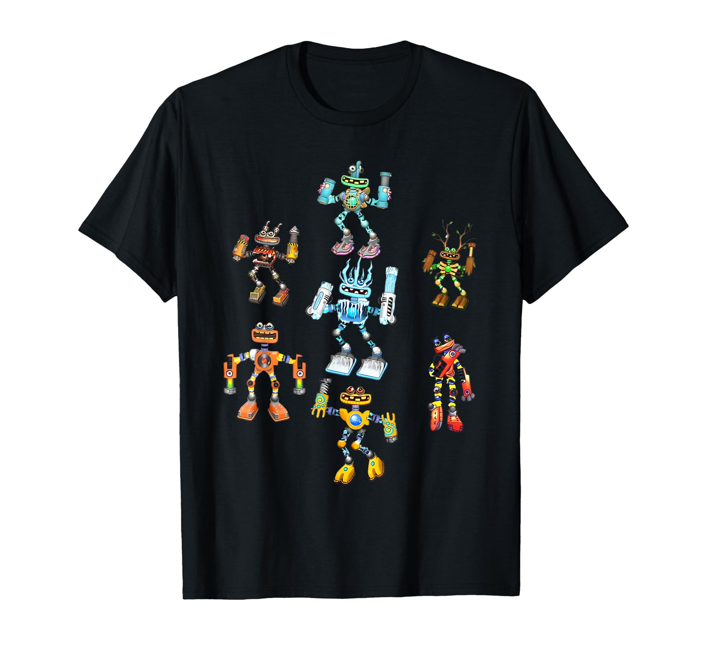 Singing Monsters Plush Robots Costume For Men And Women T-Shirt