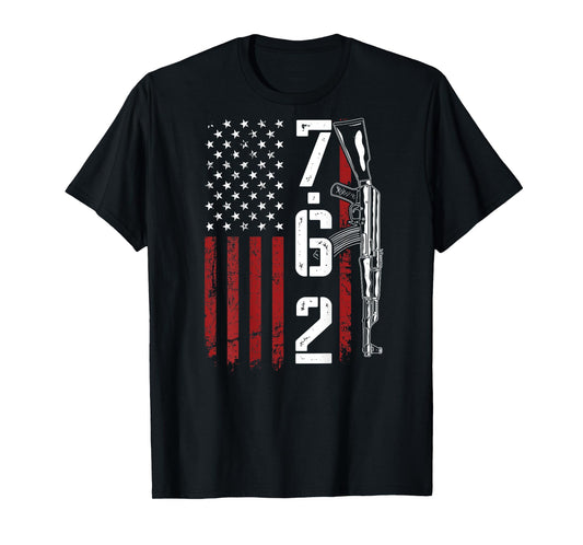 7.62 Ammo AK47 Rifle Owner 762 - Funny Pro Gun - ON BACK T-Shirt