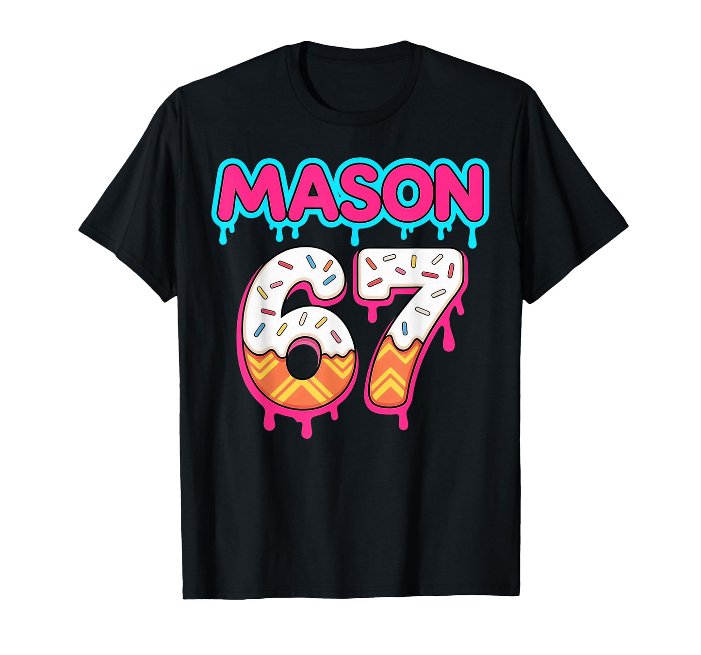Six Seven Ice Cream Drip Sport 67 Mason Meme T-Shirt