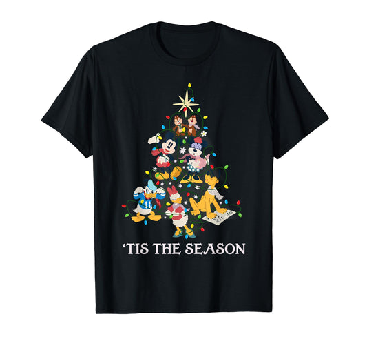 Disney Mickey and Friends Christmas 'Tis The Season T-Shirt