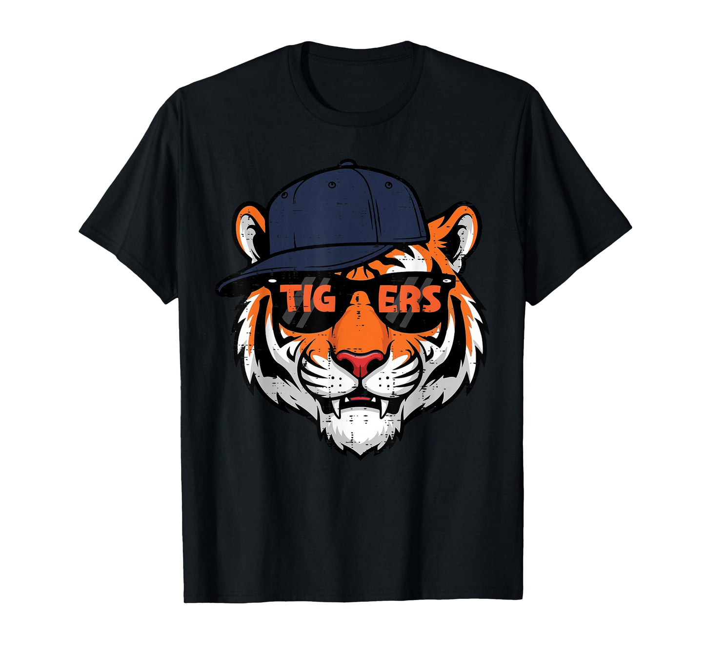 Tiger Cap Boys Youth Teen Kids Men Women Girls T-Shirt
