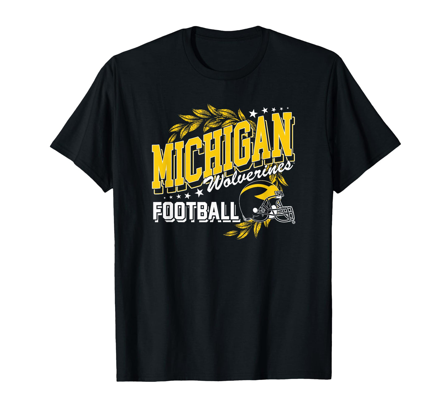 University of Michigan Wolverines U of M Football Laurels T-Shirt