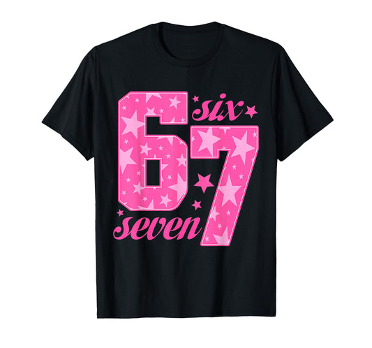 67 Funny Meme Pink Girl T-Shirt