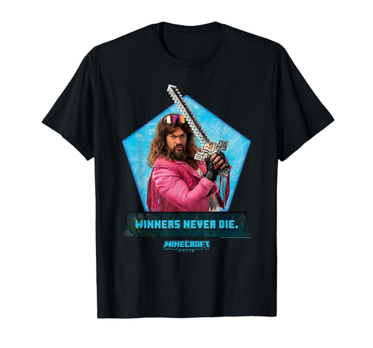 A Minecraft Movie Winners Never Die Garrett The Garbage Man T-Shirt