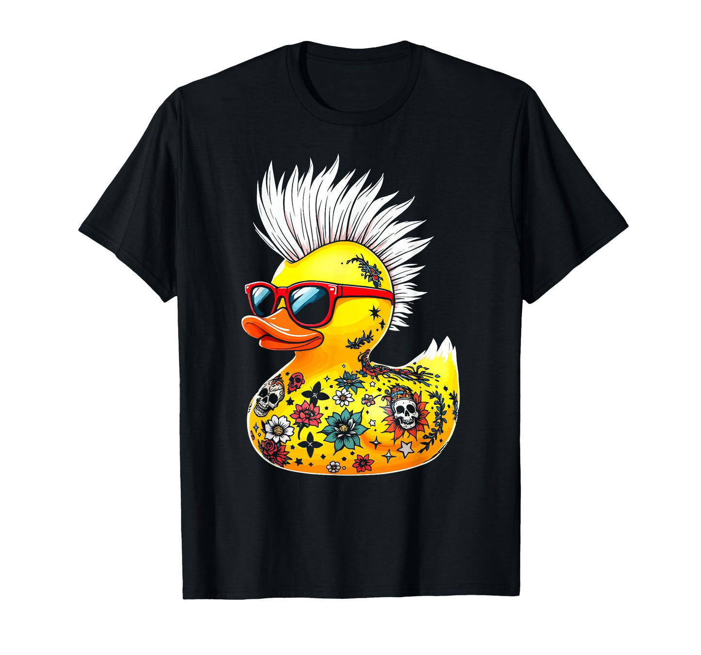 Duckling Ducks Punk Rocker Toddler Boys T-Shirt