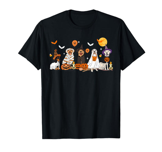 Dog Ghost Witch Mummy Halloween Costume Men Women Boy Girl T-Shirt