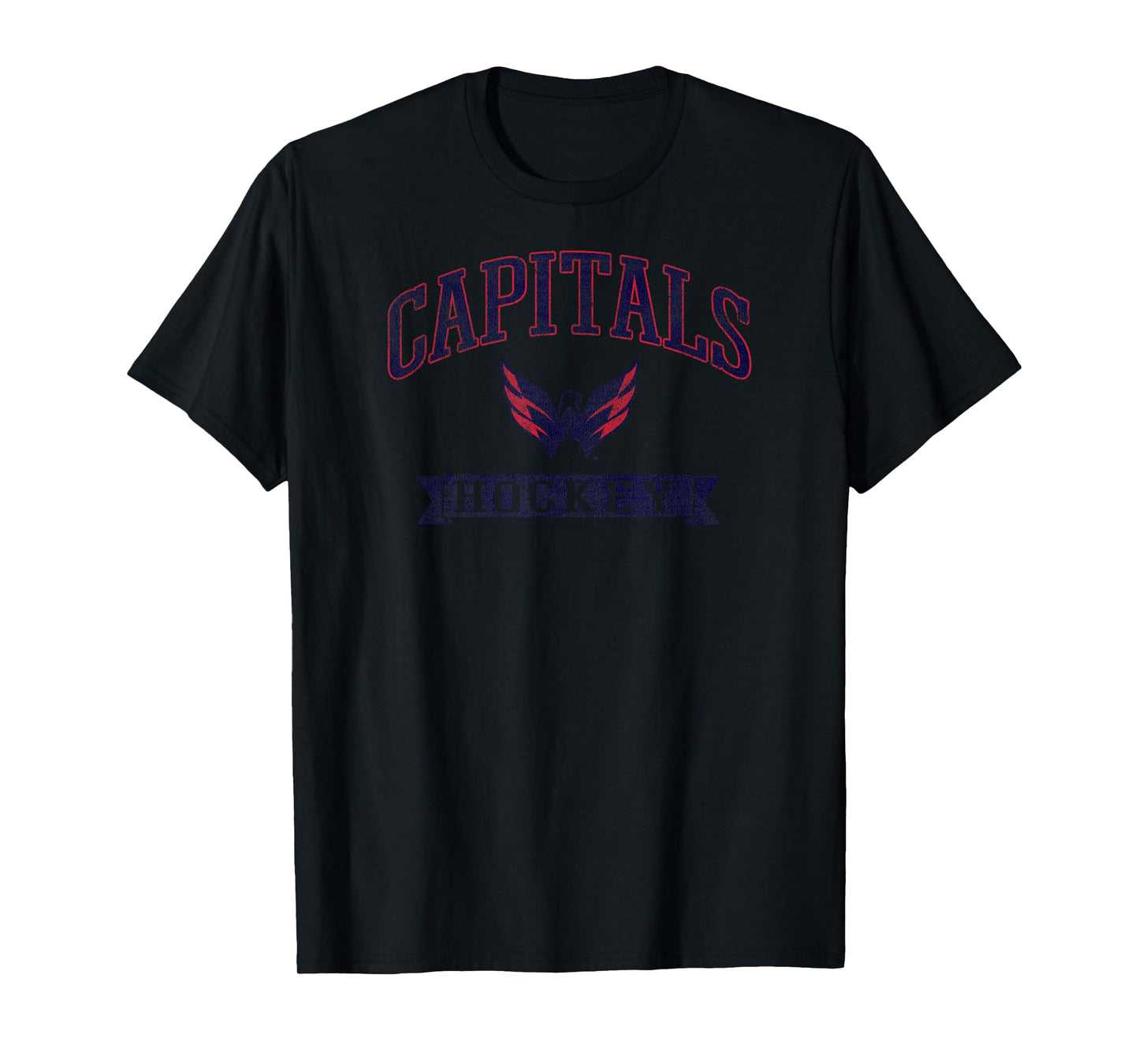 Washington Capitals Vintage Hockey White Officially Licensed T-Shirt