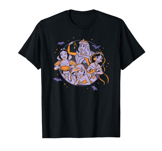 Disney Princess Halloween Night Princesses Portrait T-Shirt