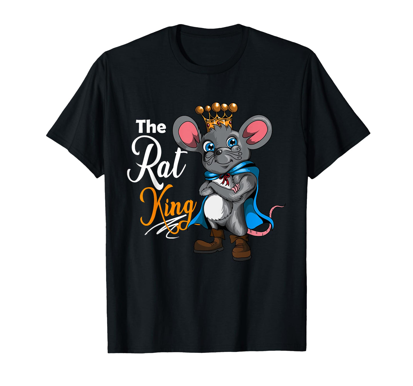 The Rat King Rodent Owner Mouse Rat Lover Crown T-Shirt