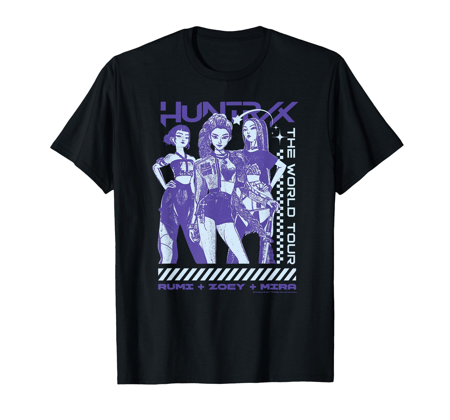 Kpop Demon Hunters Halloween Huntrix The World Tour T-Shirt