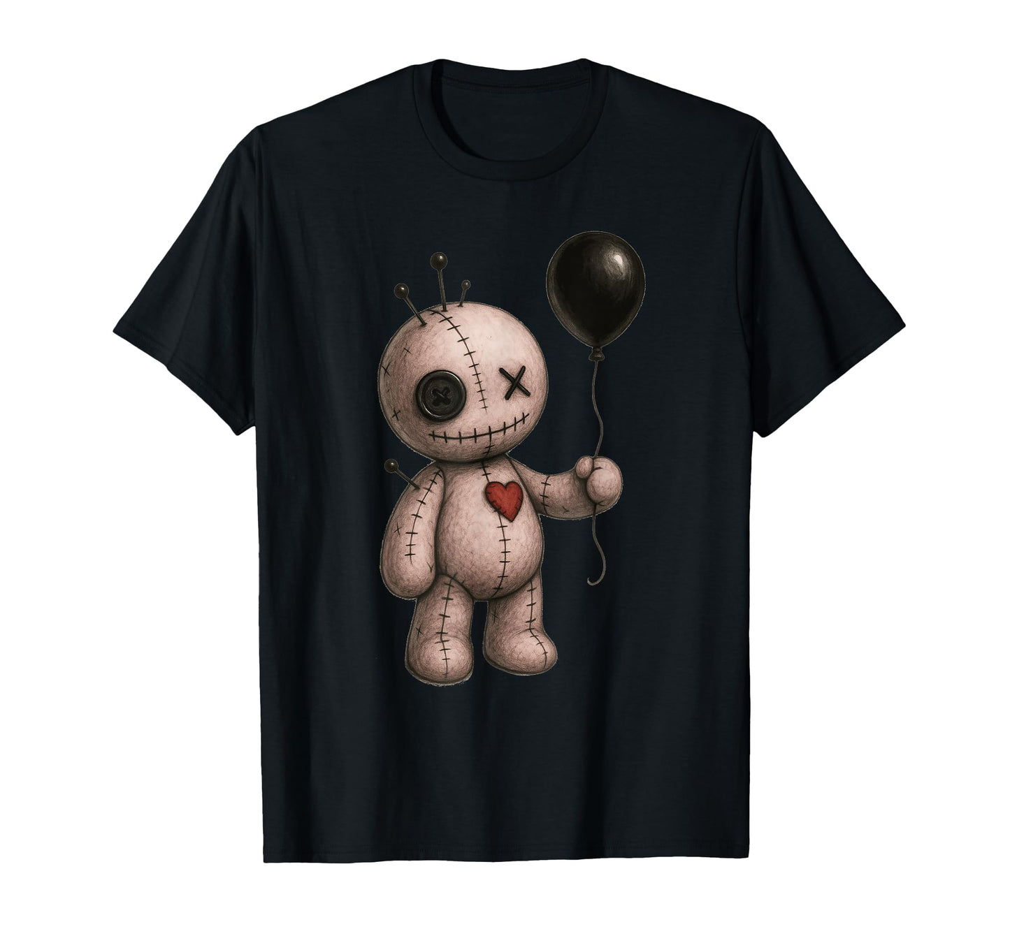 Pastel Goth Creepy Voodoo Doll Cute Goth Voodoo Doll T-Shirt