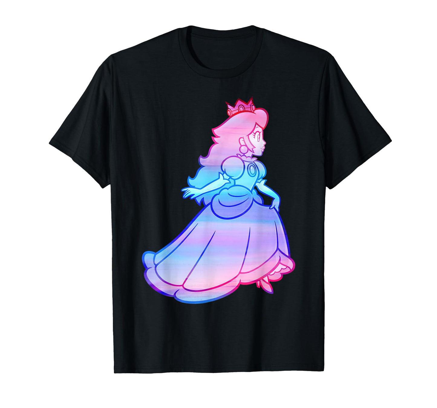 Nintendo Super Mario Peach Gradient Run Graphic T-Shirt