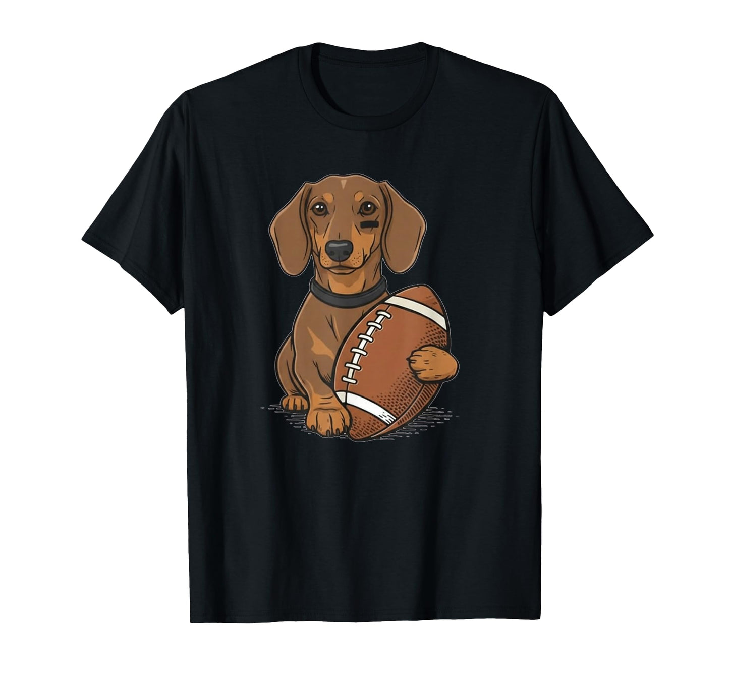 Funny Dachshund Football Dog Lovers Gift T-Shirt