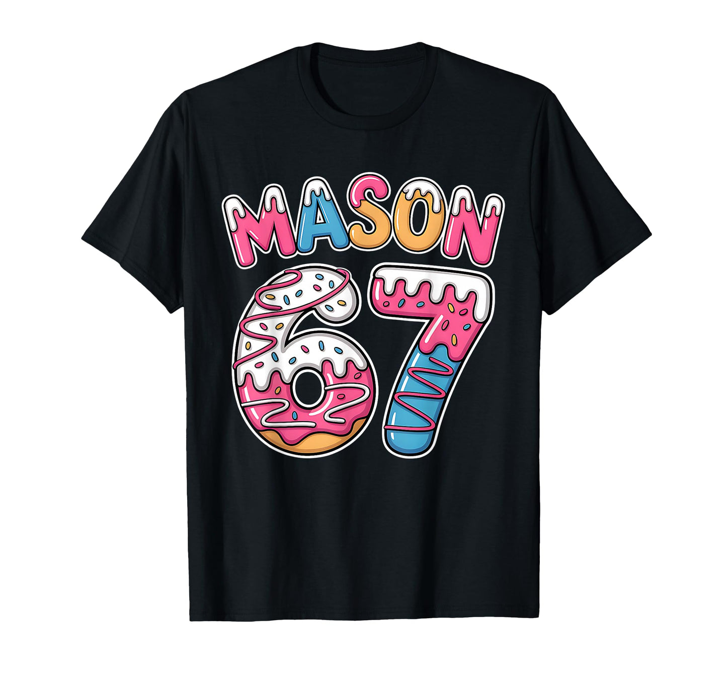 Mason 67 Meme Loves Ice Cream Drip Sport Six Seven T-Shirt