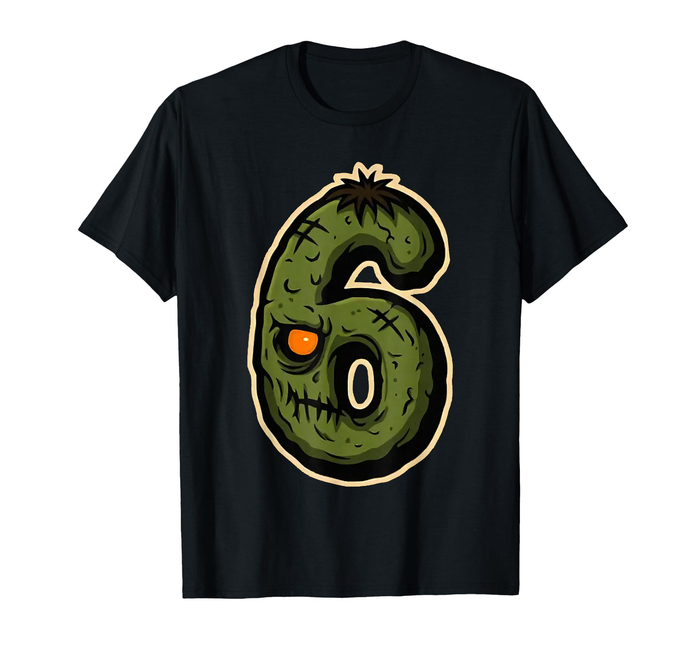 Number 6 Monster 67 Meme Matching Couple Halloween Costume T-Shirt