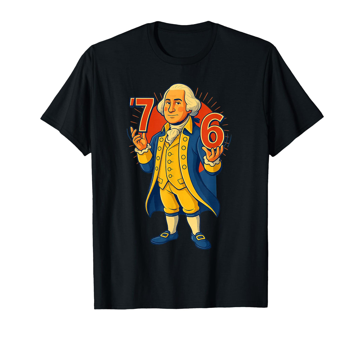 67 Funny George Washington Meme Six Seven Gen Alpha Slang T-Shirt