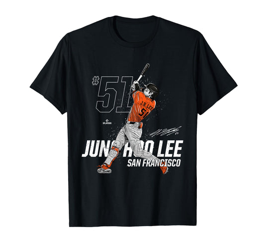 Dynamic Pose Jung Hoo Lee San Francisco Baseball MLBPA T-Shirt