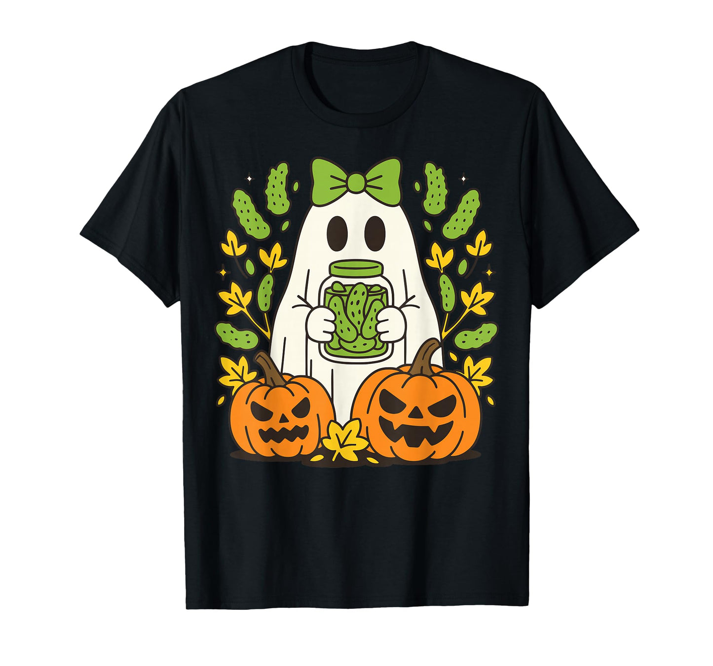 Pickles Ghost Halloween T-Shirt