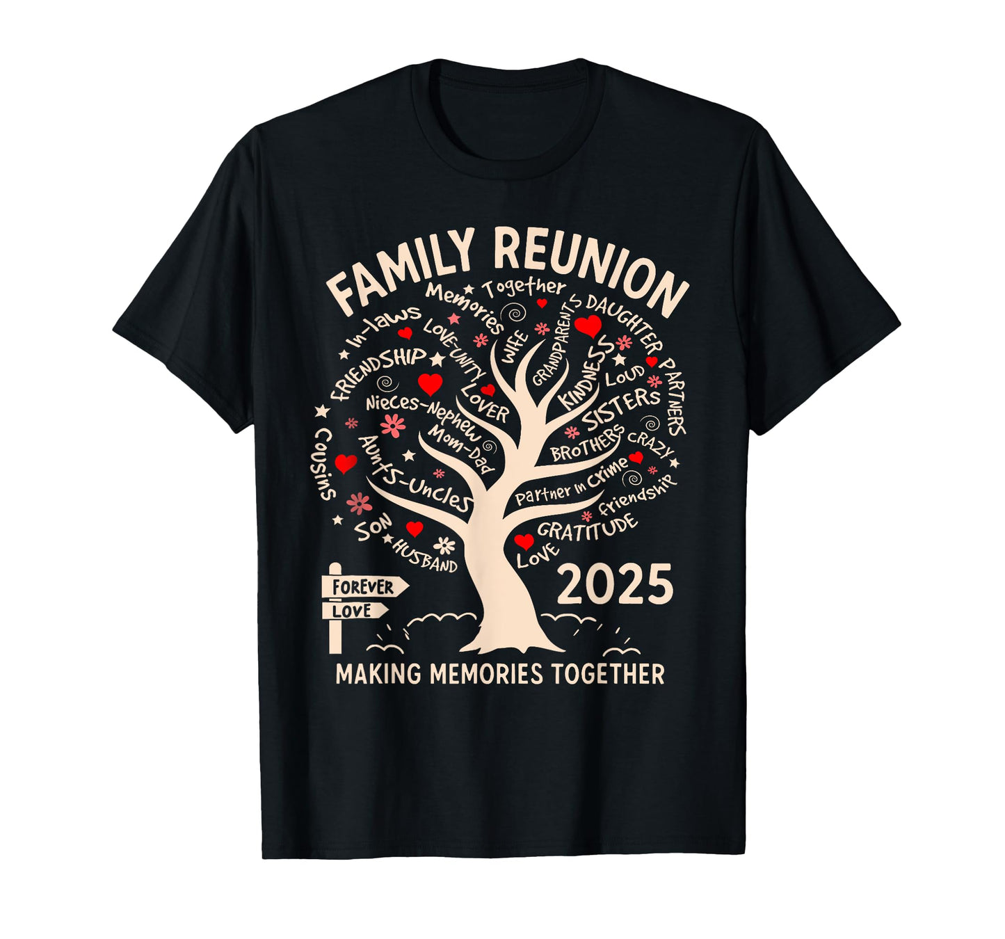 Making Memories Family Matching Group Family Reunion 2025 T-Shirt