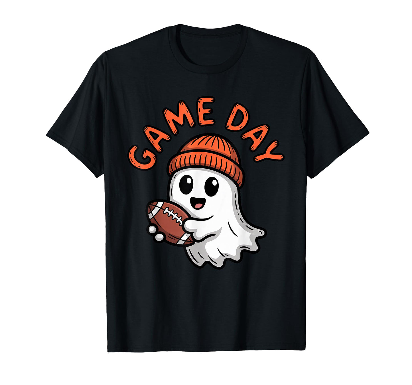 Football Game Day Funny Ghost Halloween Toddler Kids Costume T-Shirt