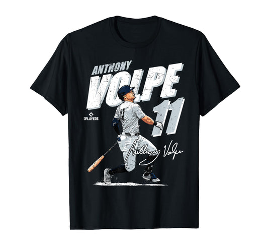 Anthony Volpe | New York Y MLB Baseball Players | MLBAVO204M T-Shirt