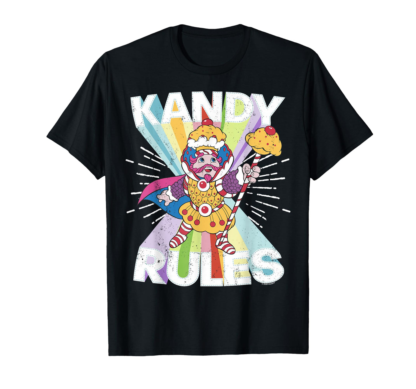 Candy Land Kandy Rules Rainbow King Kandy Vintage T-Shirt
