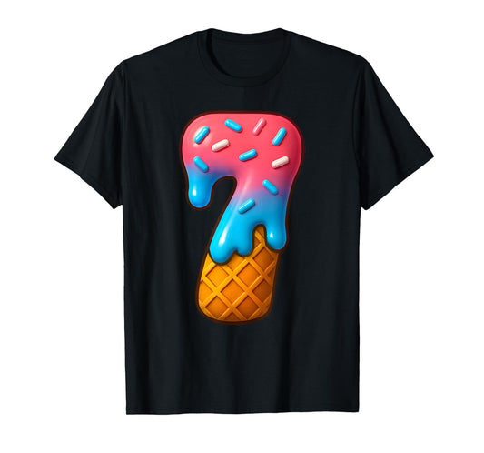 67 Meme Matching Couple Halloween Costume Ice Cream 7 Seven T-Shirt