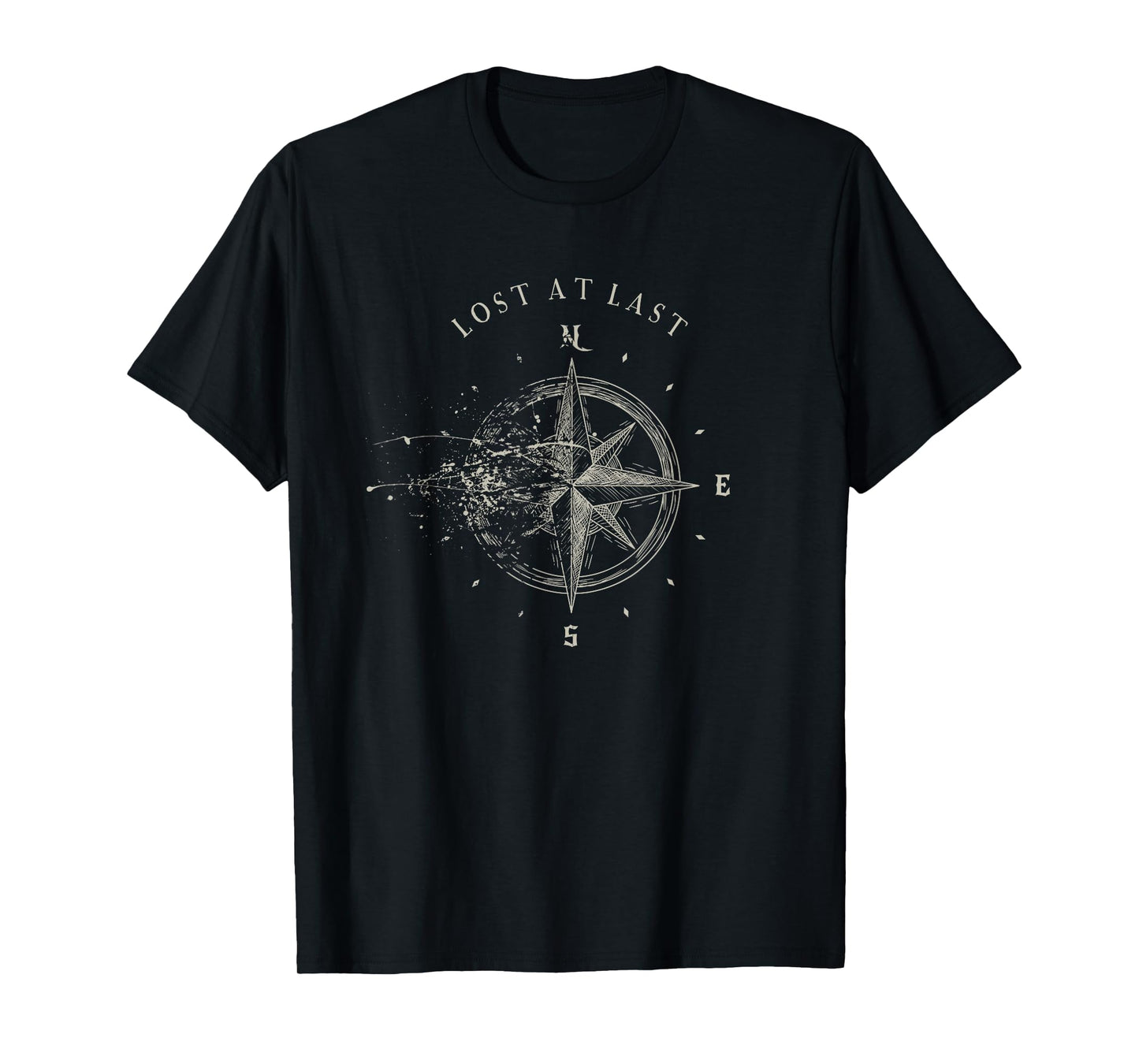 Broken Compass Hiking Shirt - Lost at Last T-Shirt