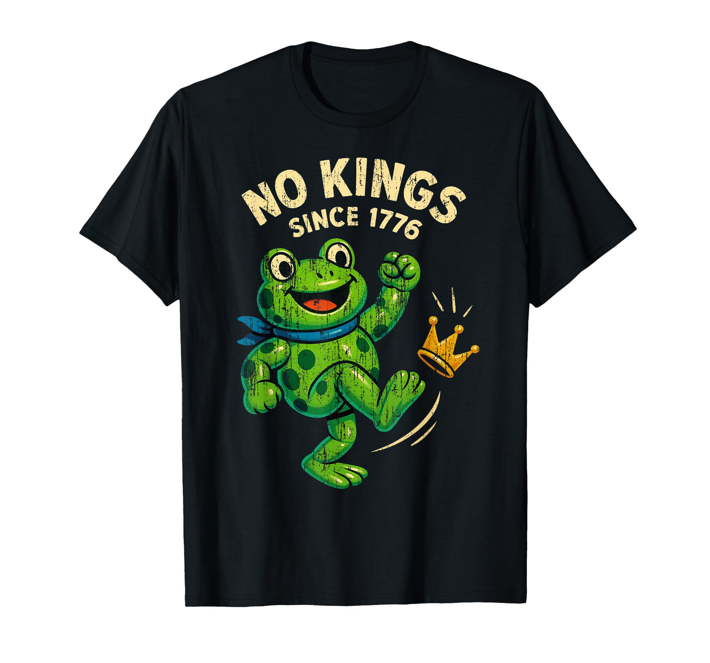 NO Kings Since 1776 Frog Kicks Portland T-Shirt