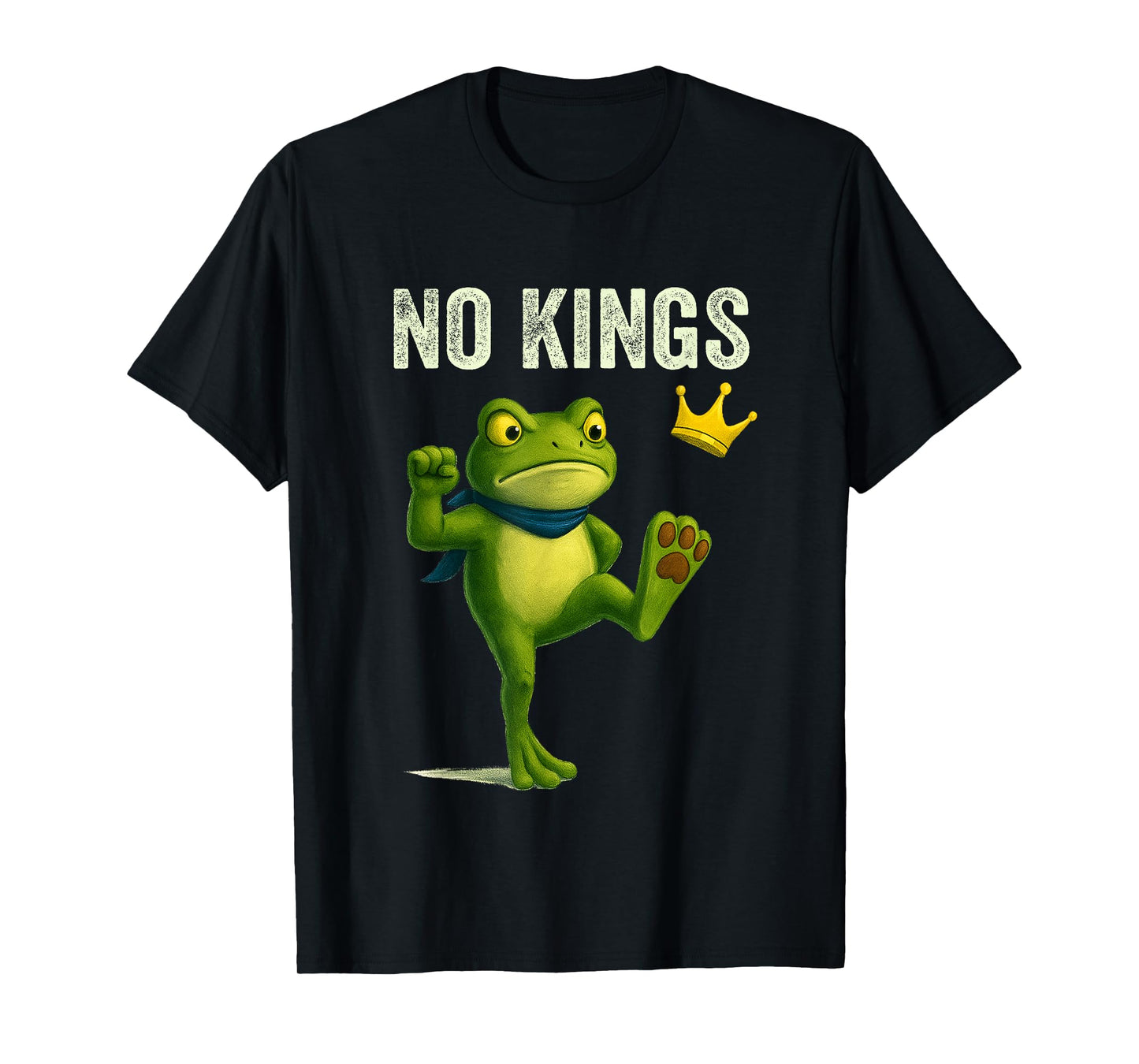 No Kings Portland Frog Resist Frog Protest T-Shirt