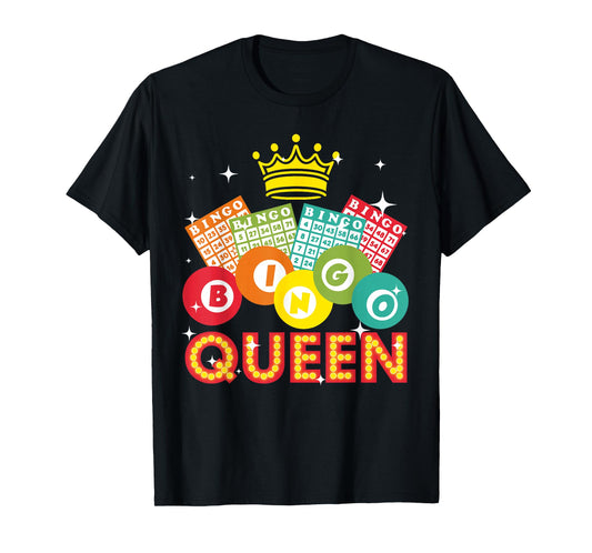 Cute Bingo Designs For Women Mom Bingo Lovers Casino Players T-Shirt