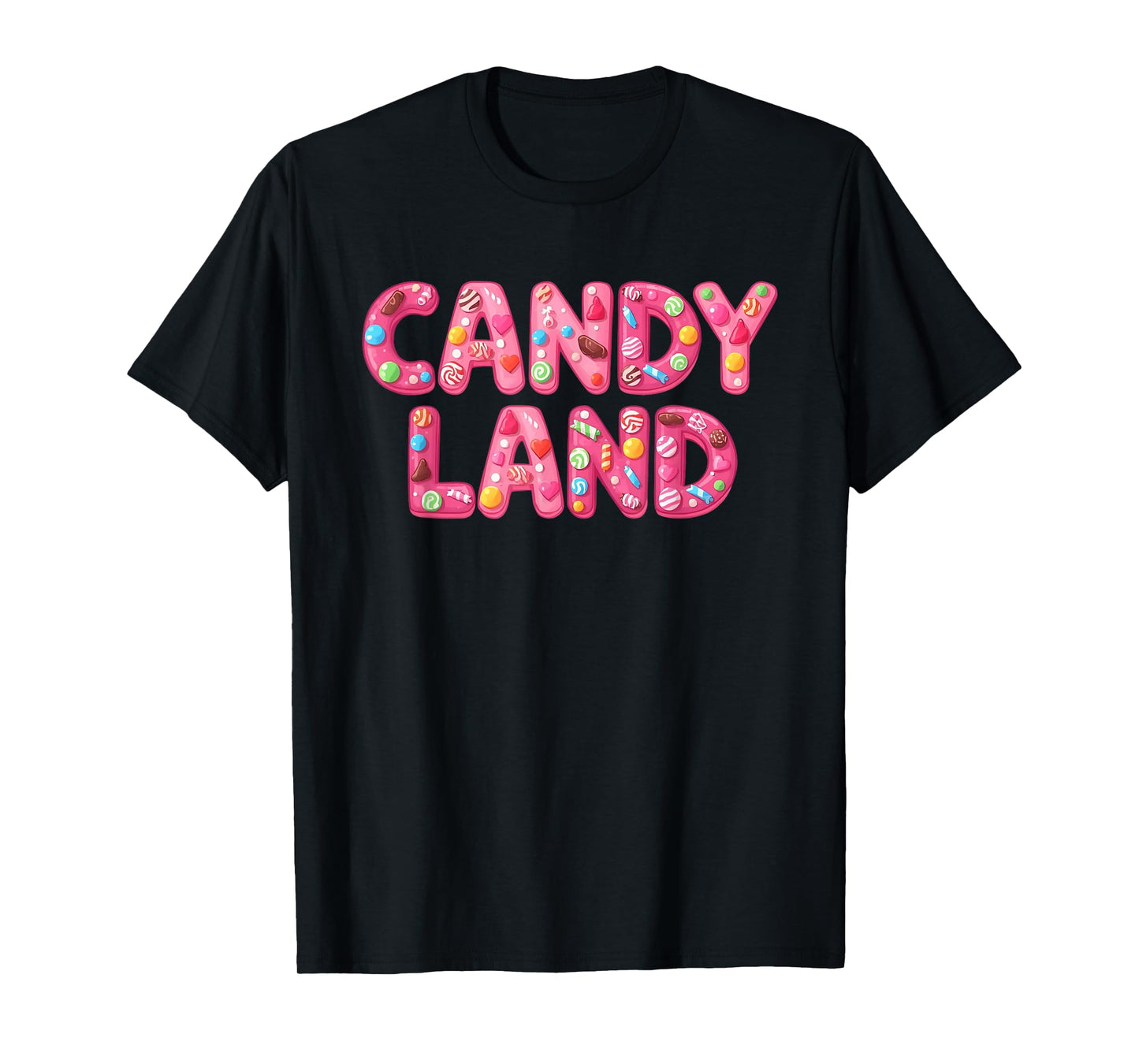 Candy Land Retro Logo Cute Candys T-Shirt