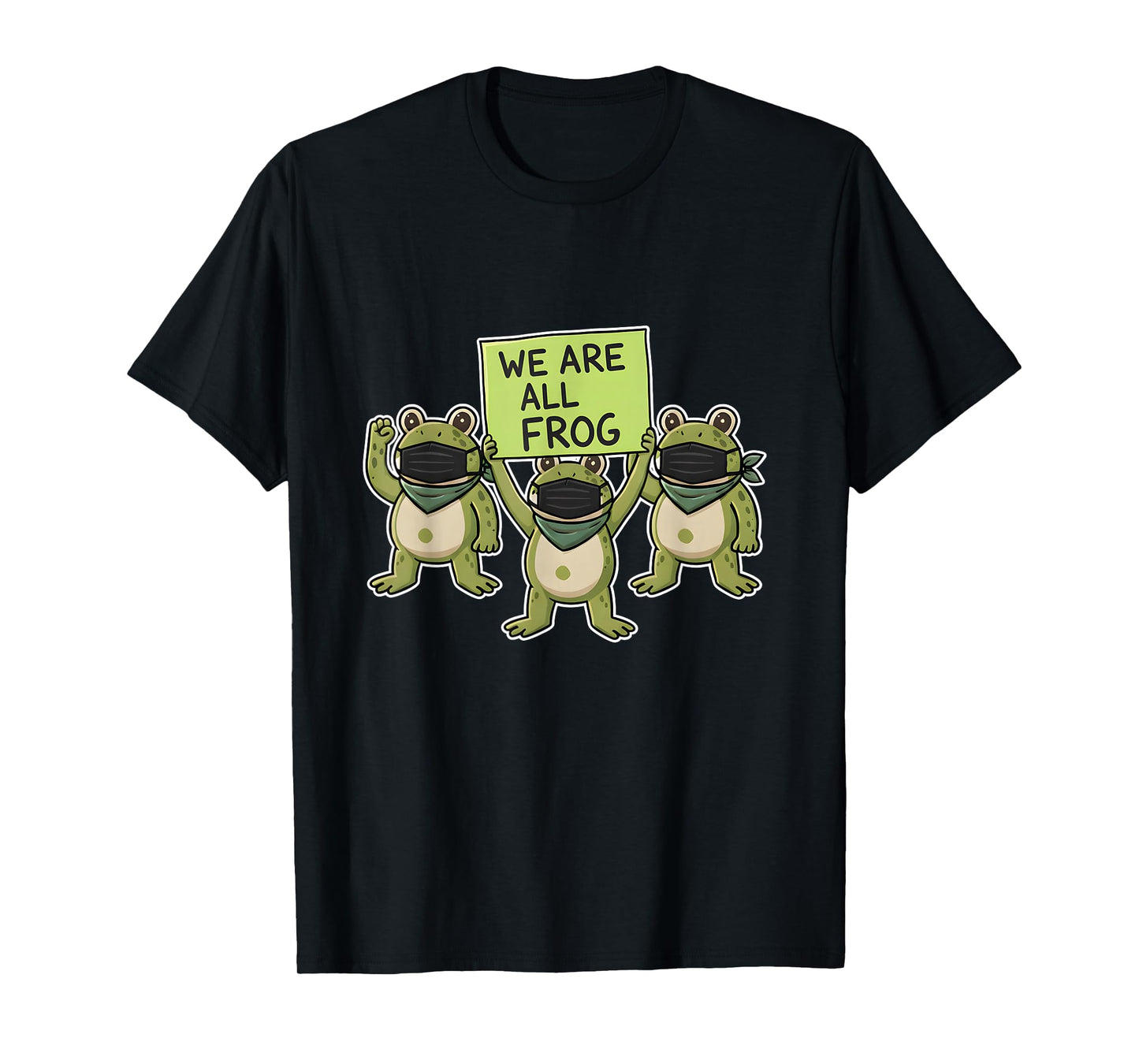Retro Portland We are All Frog Design T-Shirt