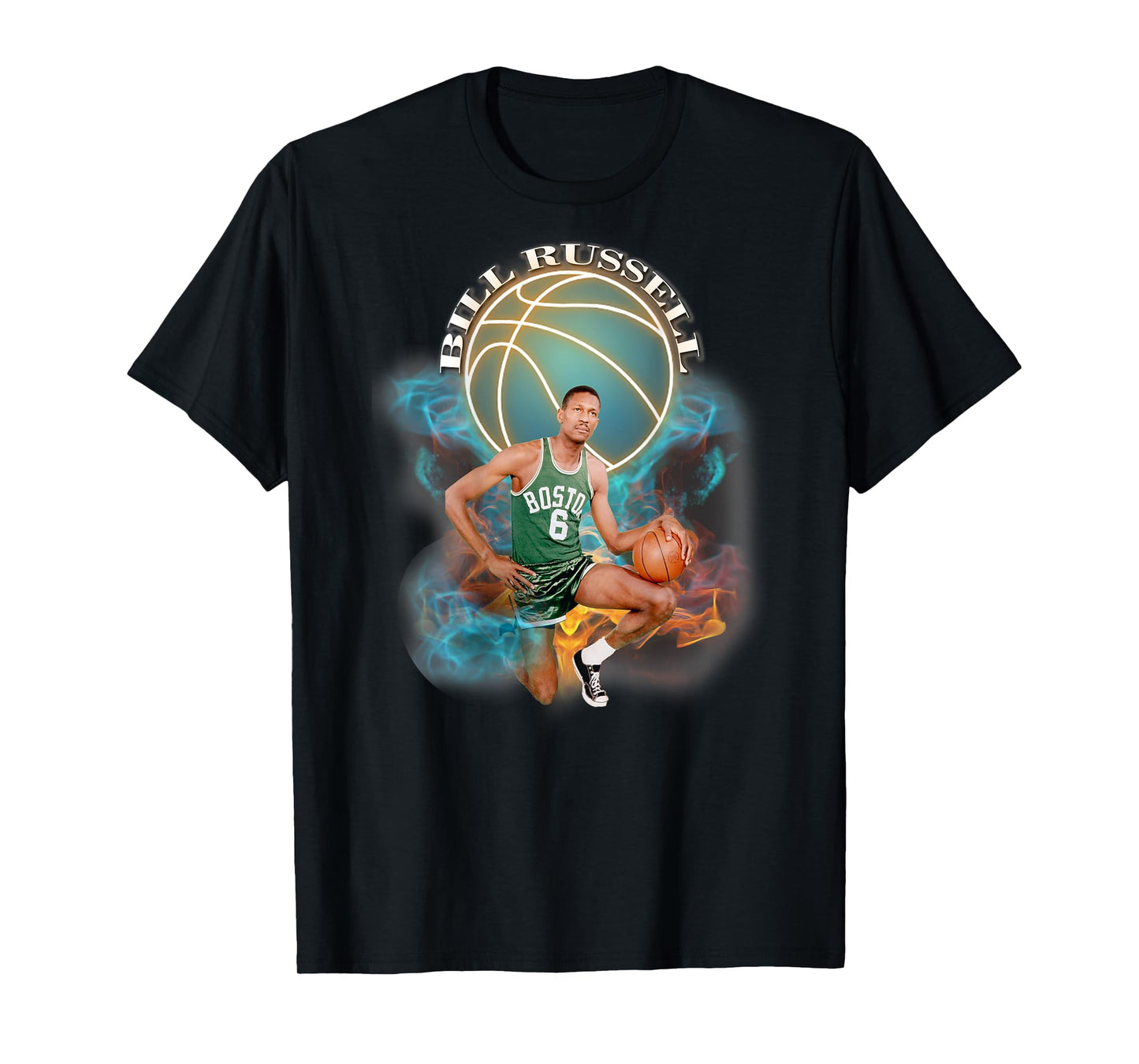Bill Russell_012_Back Printed T-Shirt