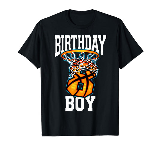 8th Birthday Basketball 8 Years Old Kids Gift T-Shirt