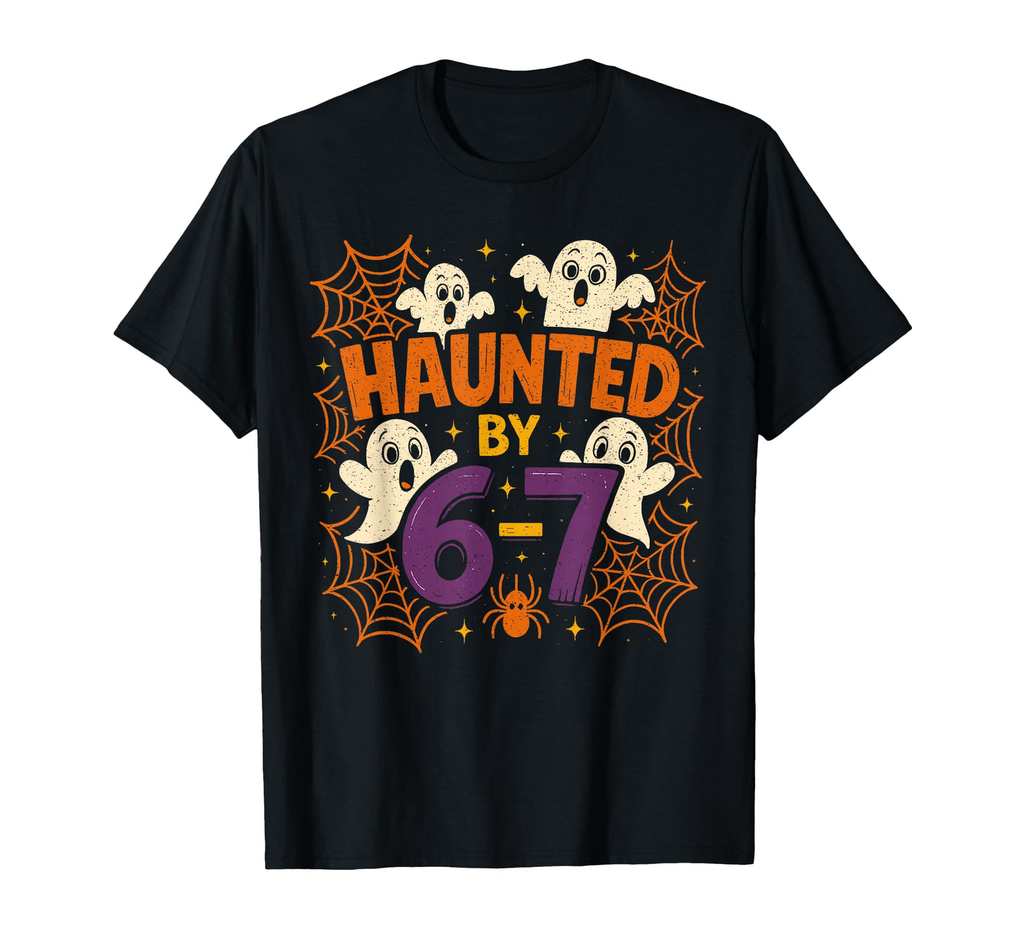 67 Meme Trendy Halloween Funny Six Seven Gen Alpha Teen Boys T-Shirt